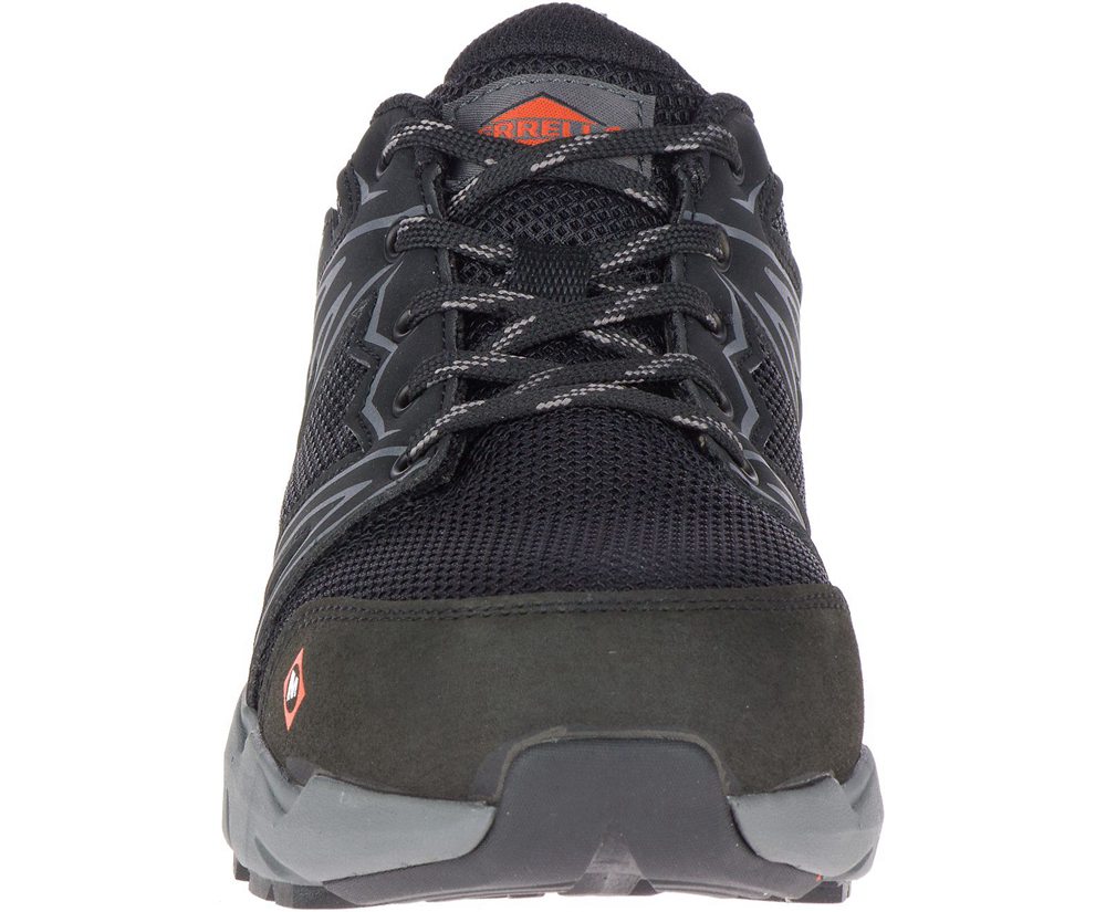Tenis Senhora - Merrell Fullbench Superlite Alloy Toe Work - Pretas - KFO062945